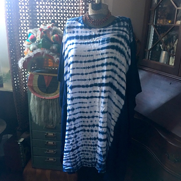 Rayon caftan one size by Suzie Blue NWOT - Picture 1 of 4